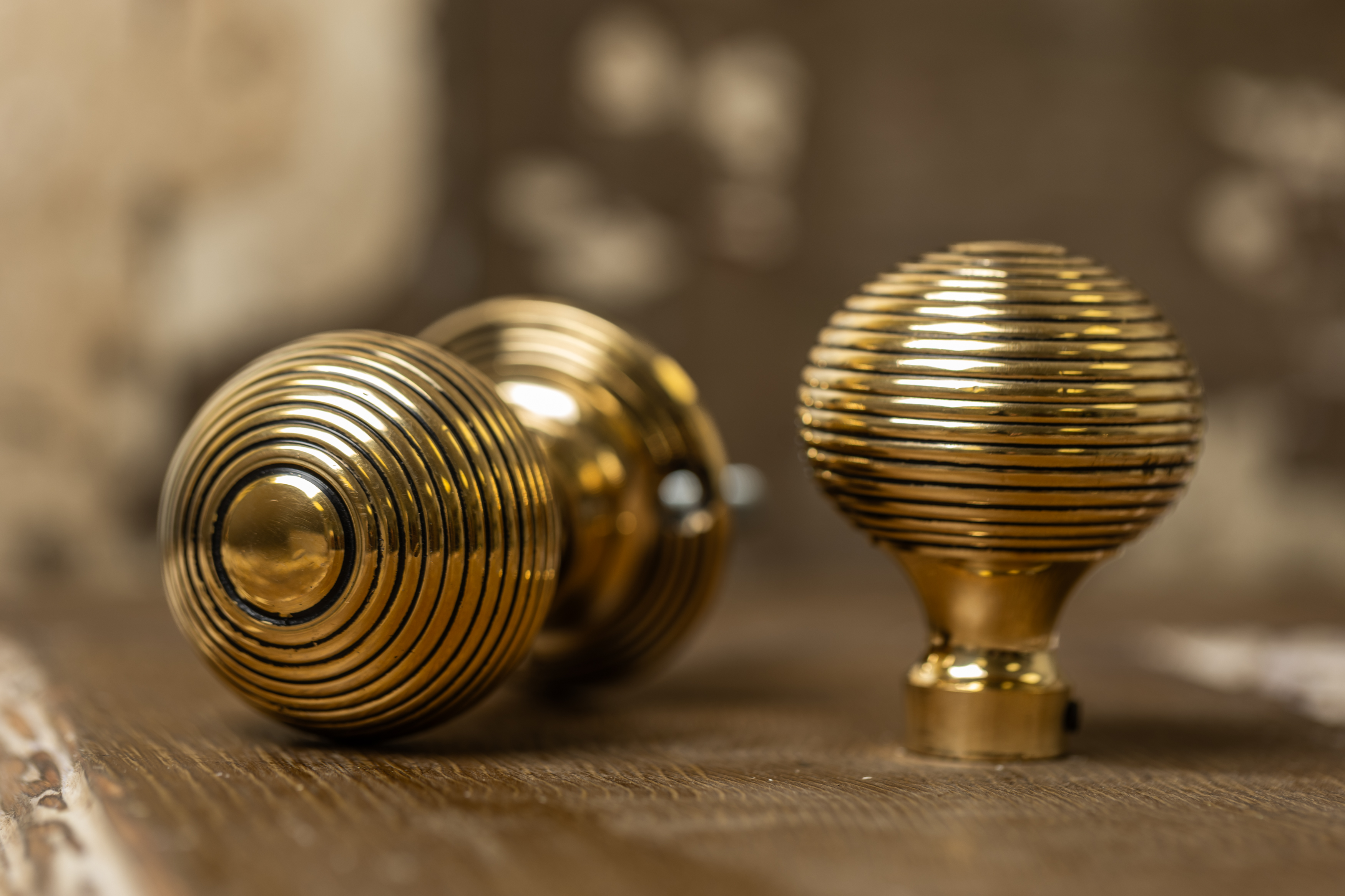 Vintage Beehive door knobs